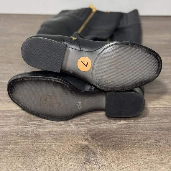 Black Michael Kors Tall Boots - Picture 5 of 6